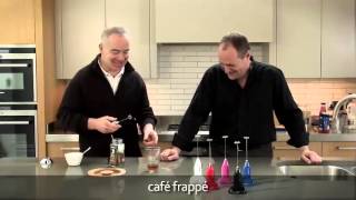 How to make a frappé coffee using an aerolatte milk frother [upl. by Kristofor39]