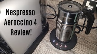 Nespresso Aeroccino 4 Milk Frother Review  Worth upgrading from the Aeroccino 3 [upl. by Basir497]