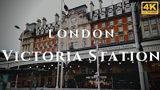 London Victoria Station Walk Through England 4K [upl. by Suzi]