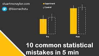 Ten Statistical Mistakes in 5 Min [upl. by Barr]