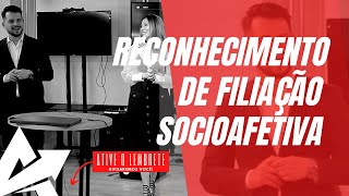 DIREITO DE FAMÍLIA Reconhecimento de filiação socioafetiva [upl. by Sascha]