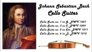 Johann Sebastian Bach  Cello suites in 432 Hz great for reading or studying [upl. by Nivac596]