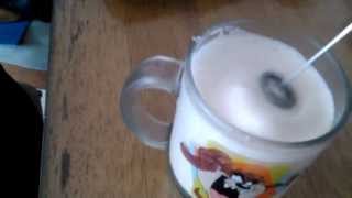 Aerolatte Review Frothing Cold Milk In Under 1 Minute [upl. by Kera]